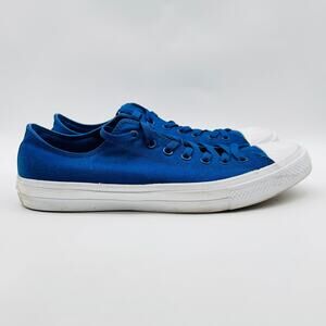 Converse All Star Mens 11.5 Blue Low Canvas Chuck Taylor Shoes Sneakers Trainers